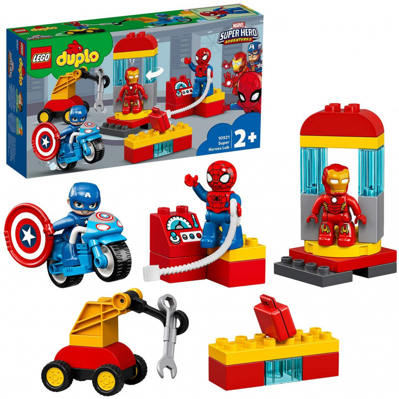 LEGO Marvel Super Heroes Lab with Spiderman, Ironman and Captain America, Currently priced at £24.97